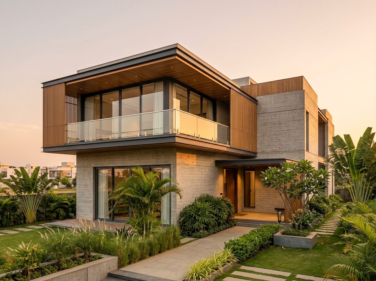 Architectural design and structural concrete craftsmanship by New Heights Builders